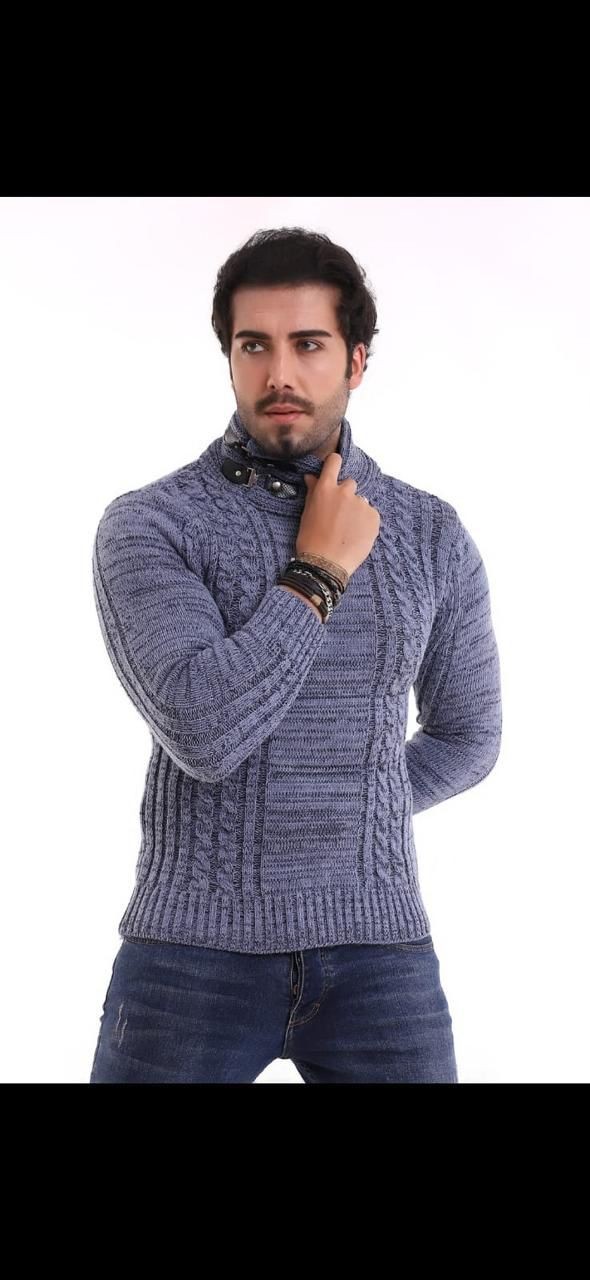 Roll-Neck Sweater.