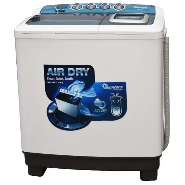 Ramtons Twin Tub Semi Automatic 12kg Washing Machine