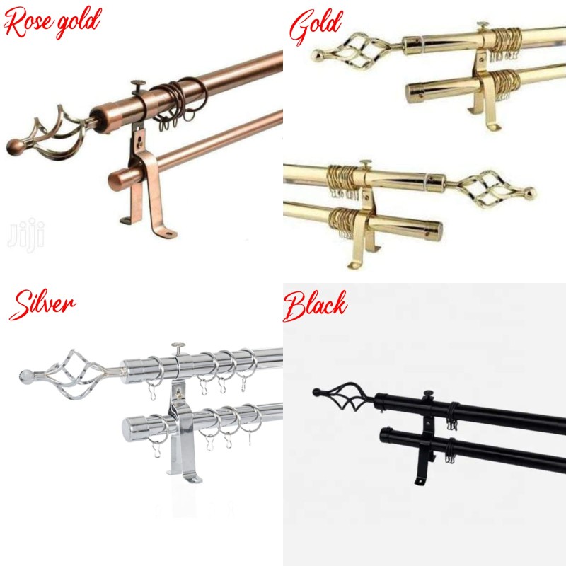 Double Curtain Rods