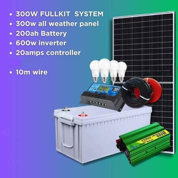 SOLARMAX 300W FULL SOLAR KIT
