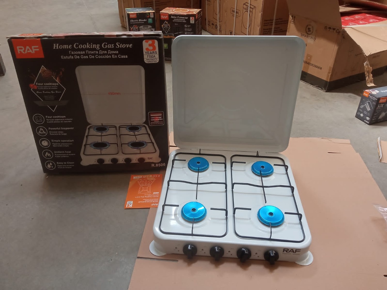 RAF 4 Burner Gas Cooker